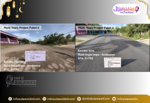 Gubernur Sulsel: Progres MYP Paket 4 Ruas Impa-impa-Anabanua Wajo Capai 95 Persen