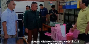 Pastikan Pelayanan Berjalan di Hari Pertama Tahun 2026, Andi Rahim Sidak Sejumlah PD