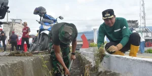 Sinergi Bangun Daerah, Bupati dan Yonif 872/Andi Djemma “Sulap” Pasar Bonebone Jadi Bersih dan Sehat