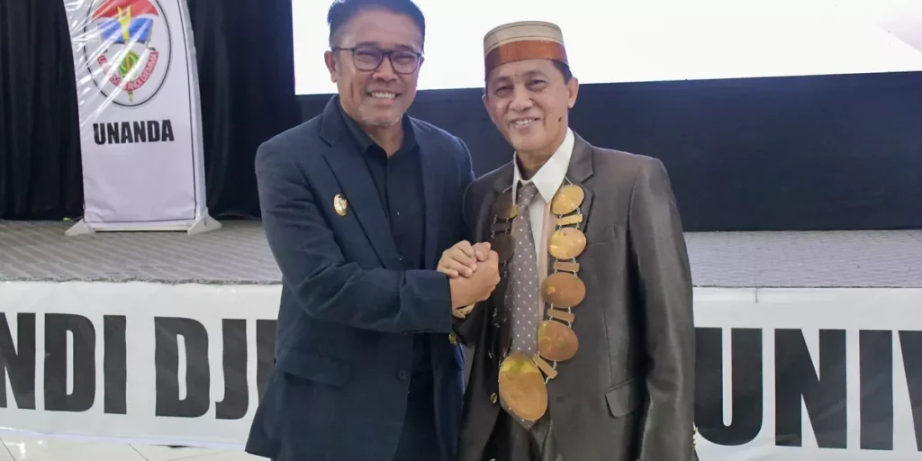Dukung Kemajuan Unanda, Wakil Bupati Luwu Utara Hadiri Pelantikan Rektor Annas Boceng