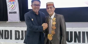 Dukung Kemajuan Unanda, Wakil Bupati Luwu Utara Hadiri Pelantikan Rektor Annas Boceng
