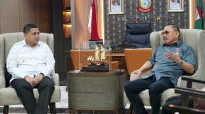Silaturahmi di Balai Kota Makassar, Anggota DPR RI Frederik Kalalembang Apresiasi Kepemimpinan Wali Kota Munafri Arifuddin