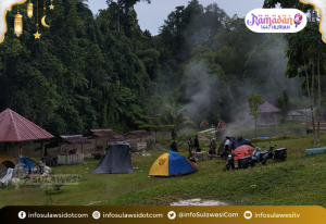 Bukan di Kantor, Ternyata OPPO Masamba Sambut Ramadan di Objek Wisata Air Panas Pincara