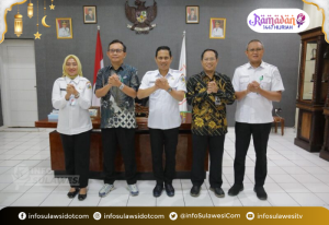 Walikota Wenny Gaib Terima Kunker BPK Provinsi Sulut