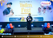 Fatmawati Rusdi Dikukuhkan sebagai Bunda Yatim Sulsel di Yatim Fest 2026