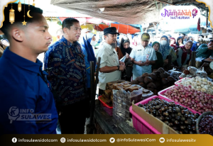 Sidak Pasar Bersama Forkopimda, Gubernur Sulsel: Harga Sembako Relatif Terkendali