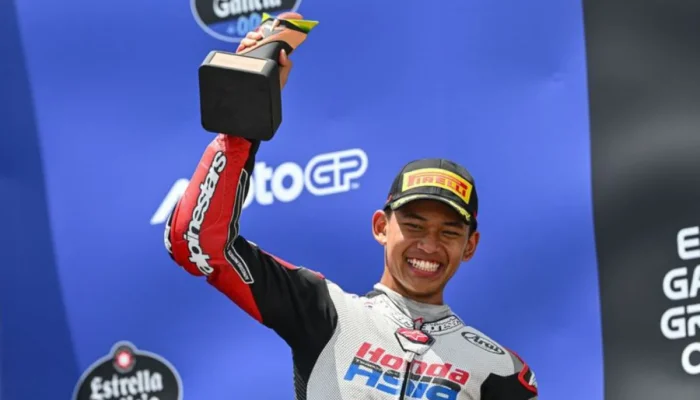 Veda Ega Tempati Posisi Ketiga Klasemen Moto3 Usai Naik Podium GP Brasil