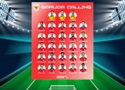 Pelatih Timnas Indonesia Resmi Panggil 41 Pemain, ini Nama-namanya