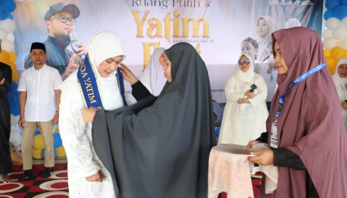 Misnawati Andi Abdullah Rahim Dikukuhkan sebagai Bunda Yatim Luwu Utara