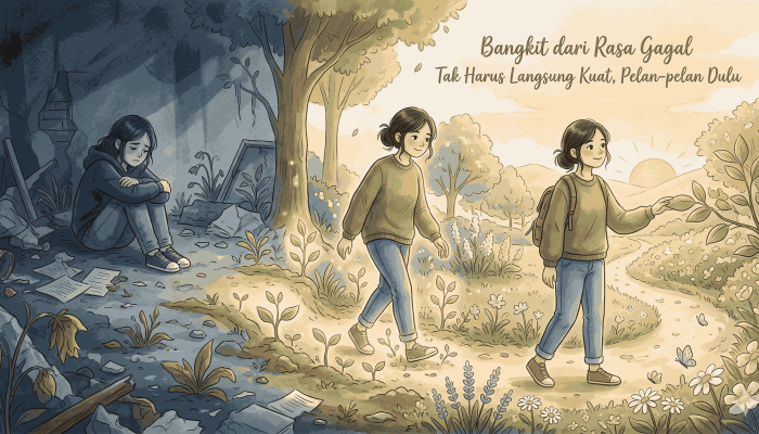 Bangkit Dari Rasa Gagal Tak Harus Langsung Kuat, Pelan-pelan Dulu!