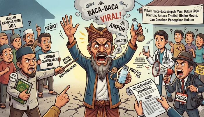 VIRAL! “Baca-Baca Ampuh” Versi Dukun Sinjai Disorot MUI!, Antara Tradisi, Risiko Medis, dan Desakan Penegakan Hukum
