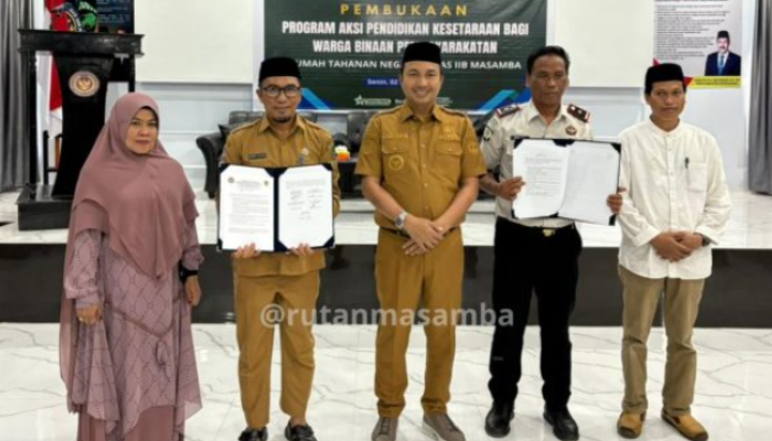Bupati Luwu Utara Buka Program Pendidikan Kesetaraan bagi Warga Binaan Rutan Masamba
