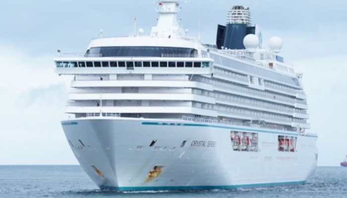SPJM Sambut Kedatangan Cruise Crystal Serenity di Makassar 