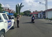 Jaga Kamseltibcarlantas, Satlantas Polres Tojo Una-Una Gelar Blue Light Patrol