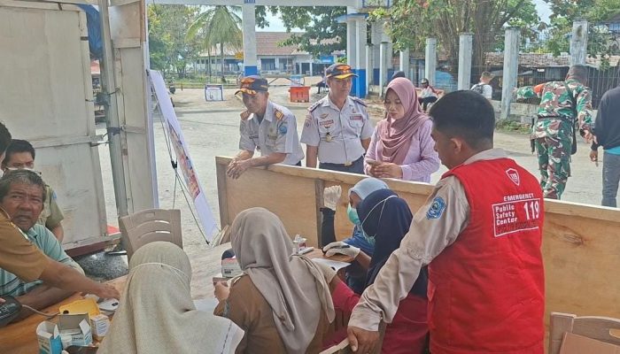 Dinkes Buteng Gelar Screning Kesehatan Selama Mudik, Sasar Supir Angkot, Ojek dan Pengemudi Speed Boat