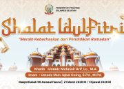 Sabtu 21 Maret, Masjid Kubah 99 Asmaul Husna Jadi Lokasi Shalat Idul Fitri Bertema Pendidikan Ramadan