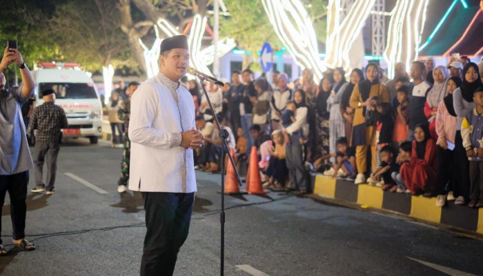 Bupati Bantaeng Resmi Buka Sekaligus Melepas Peserta Lomba Takbiran Idul Fitri 1447 H