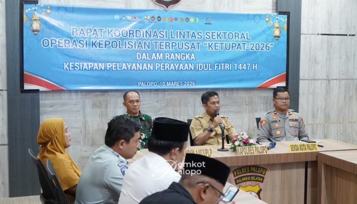 Sinergi TNI-Polri dan Pemda, Pj. Sekda Palopo Dukung Penuh Operasi Ketupat 2026 untuk Mudik Aman
