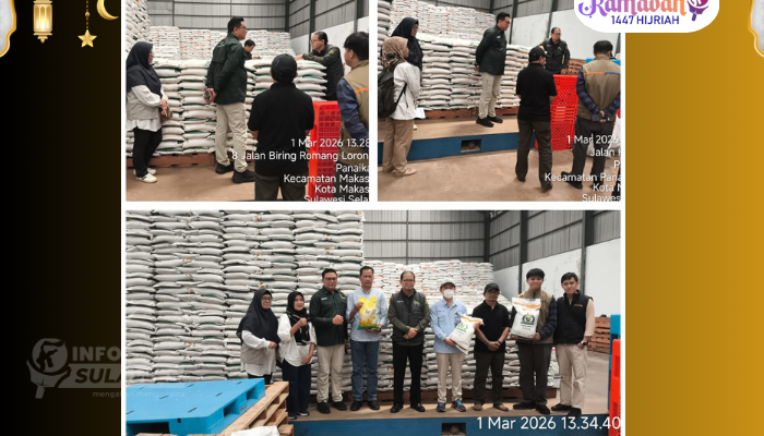 Satgas Saber Pangan Sulsel Awasi Gudang Distributor di Makassar dan Maros serta Pasar di Gowa