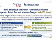Memudahkan Masyarakat, Bank Sulselbar Relokasi Payment Point Samsat Mamuju Tengah ke Kompleks KTM Tobadak