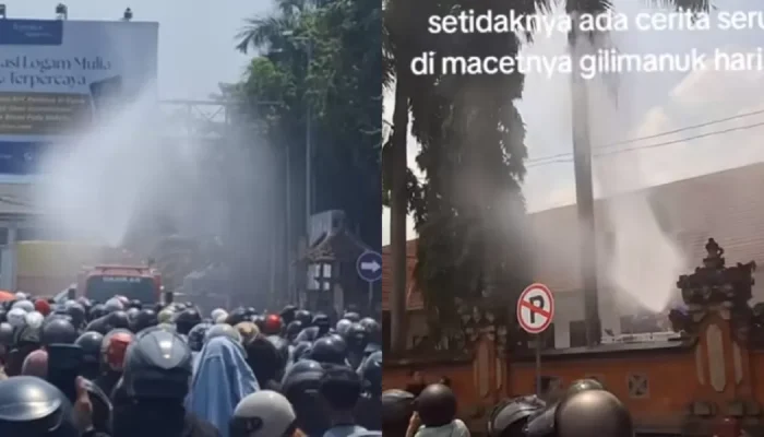Viral Antrean Mudik 35 Km di Pelabuhan Gilimanuk, Pemudik Kepanasan hingga Disemprot Air Damkar Saat Menunggu Kapal