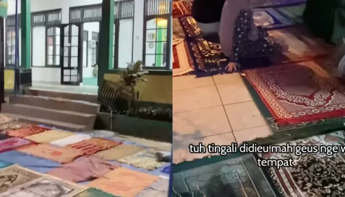 Viral Tradisi Unik Warga Panjalu Jabar ‘War’ Tempat Salat Id Sejak Malam, Sajadah Sudah Penuh Sebelum Subuh
