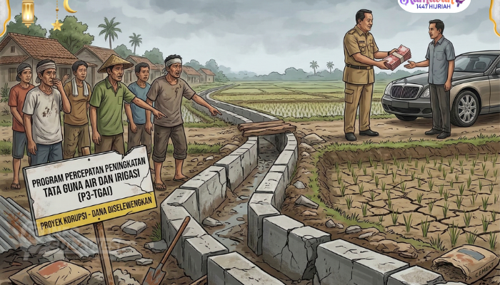 Dugaan Korupsi Irigasi di Luwu: Eks Anggota DPR RI dan Wakil Ketua DPRD Jadi Tersangka