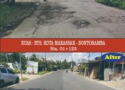 Pemprov Sulsel Genjot Proyek MYP, Sejumlah Ruas Jalan Kini Lebih Mulus dan Aman