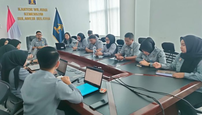Kemenkum Sulsel Evaluasi SOP Layanan dan Teknis, Tingkatkan Kualitas Pelayanan Publik