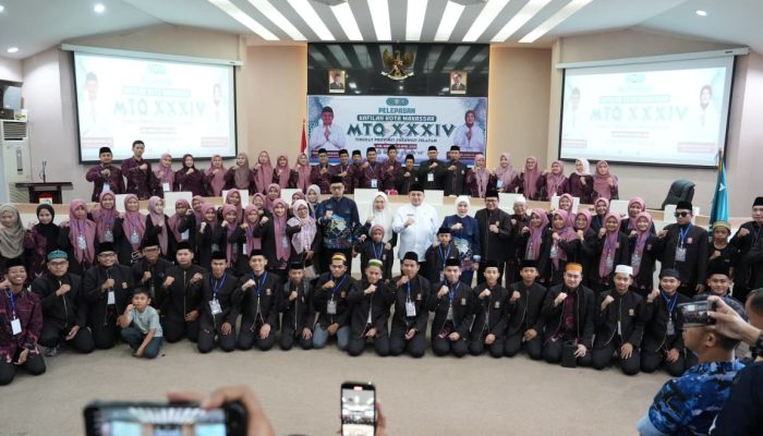 Makassar Target Juara Umum MTQ Sulsel 2026, Munafri Lepas 105 Kafilah ke Maros