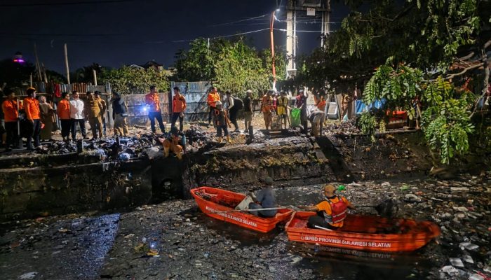 Sinergi Lintas Sektor, Penumpukan Sampah Kanal Karuwisi–Pettarani Makassar Berhasil Dibersihkan Cepat