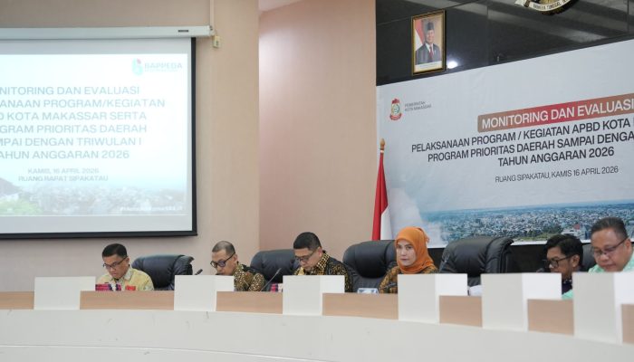 Evaluasi OPD Makassar, Munafri: Triwulan I Penentu Arah Program dan Realisasi APBD 2026