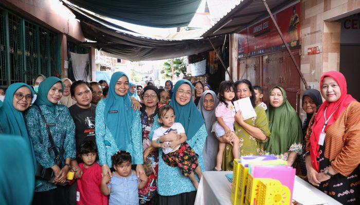 Ketua TP PKK Makassar Tinjau Posyandu, Dorong Layanan Kesehatan Ibu dan Anak Lebih Optimal