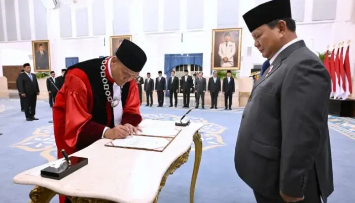 Dilantik Jadi Hakim Konstitusi, Liliek Prisbawono Adi Tegaskan Komitmen Junjung Integritas Kawal Konstitusi