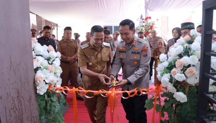 Walikota Wenny Gaib Resmikan Gedung Comment Center Polres Kotamobagu