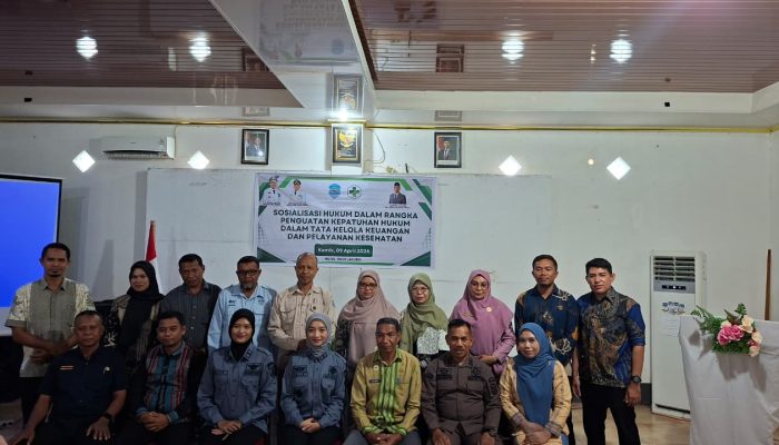 Gandeng Beberapa Stakeholder, Dinkes Buteng Gelar Sosialisasi Kepatuhan Hukum Tata Kelola Keuangan dan Pelayanan Kesehatan