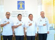 Perkuat Sinergi Antarwilayah, Kakanwil Kemenkum Sulsel Terima Kunjungan Kakanwil Pabar