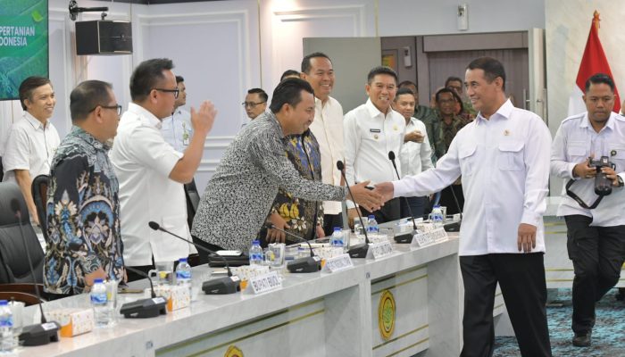 Perkuat Sektor Pertanian dan Perkebunan, Bupati Luwu Utara Temui Mentan Andi Amran Sulaiman
