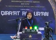 Tampil Pertama di Final Qira’at Murattal, Lantunan Syahdu Latifatul Isyaroh Pukau Penonton MTQ XXXIV Sulsel