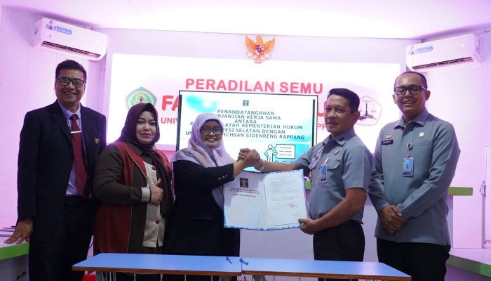 Kanwil Kemenkum Sulsel dan Universitas Ichsan Sidrap Sepakati Kerja Sama, Dorong Pembentukan Sentra KI dan Penguatan Praktik Mahasiswa