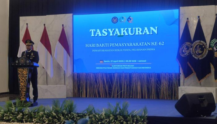 Peringati HUT Pemasyarakatan ke-62, Kakanwil Kemenkum Sulsel Ucapkan Selamat